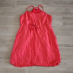 Madewell Silk Drawstring Dress